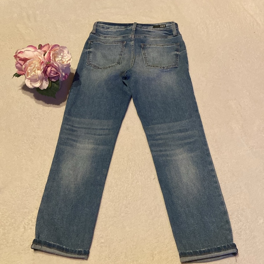 KUT From The Cloth Size 0 RACHAEL High Rise Fab Ab Mom Jean - Picture 7 of 12